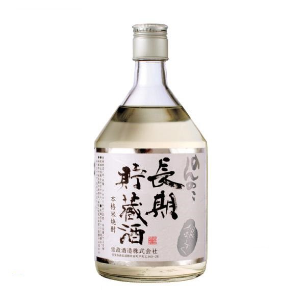 送料無料 本格米焼酎 のんのこ 長期貯蔵酒 720ml×6本 25度 宗政酒造 こめ焼酎 1ケース