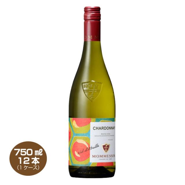 送料無料 モメサン シャルドネ 750ml ×1ケース 12本 白ワイン 辛口 フランス