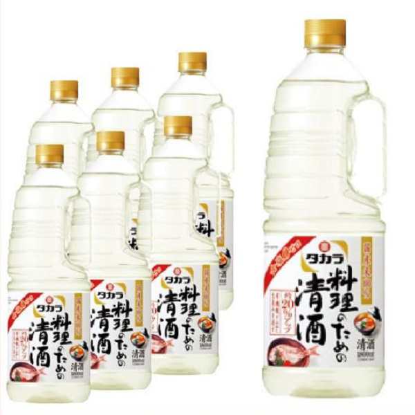 送料無料／タカラ「料理のための清酒」 1.8Lペット×6 1ケース 1800ml 宝酒造 料理酒の通販はau PAY マーケット - 焼酎屋ドラゴン