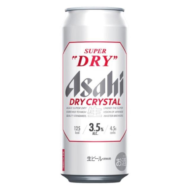 送料無料 アサヒ スーパードライ ドライクリスタル 500ml×24本 1ケース 缶ビールの通販は