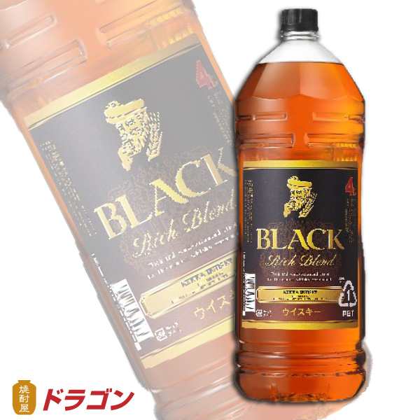 ブラックニッカ リッチブレンド 4l 40度 4000ml アサヒ ニッカウイスキー 4本まで1個口 大容量 業務用の通販はau Pay マーケット 焼酎屋ドラゴン