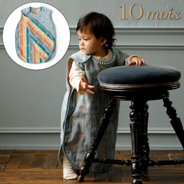 FICELLE フィセル - 10mois ディモア Amelie アメリ スリーパー ベビーサイズ ふくふくガーゼ 6重ガーゼ 日本製 バンビ きのこの通販は 4,808円