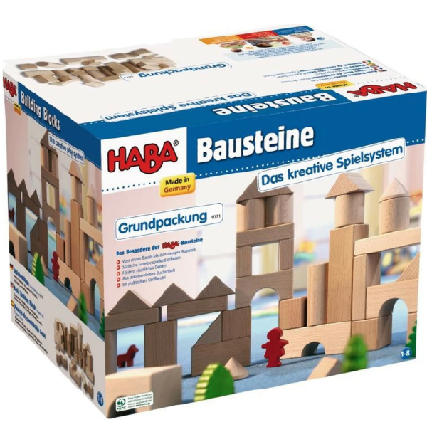 HABA ハバ 4cm 基尺積木セット 積み木 ブラザー・ジョルダン 木製 HABA