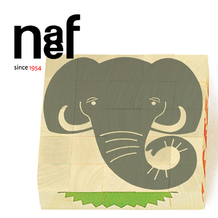 Naef ネフ社 アニマルパズル Animal Puzzle 〜スイス・Naef（ネフ社）の6種類の動物のお顔が作れる木の通販は