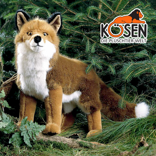 KOESEN ケーセン社 きつね 3790 〜ドイツ・KOESEN/KOSEN（ケーセン社）の動物のぬいぐるみ。愛らしい