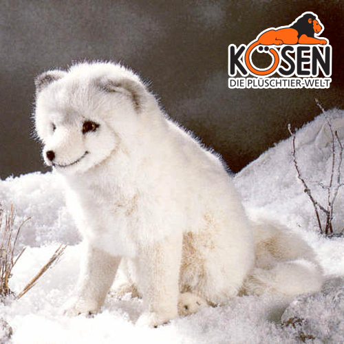 KOESEN ケーセン社 ホッキョクキツネ 3930 〜ドイツ・KOESEN/KOSEN（ケーセン社）の動物のぬいぐるみ