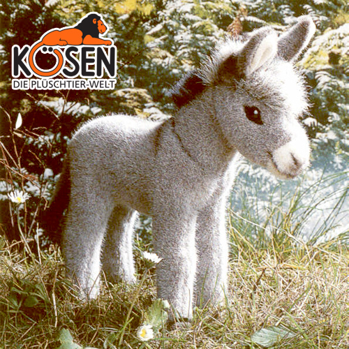 KOESEN ケーセン社 ろばの子 3830 〜ドイツ・KOESEN/KOSEN（ケーセン社）の動物のぬいぐるみ。愛らし