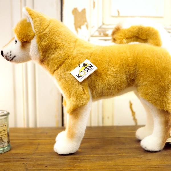 Chongker 柴犬ぬいぐるみリアル 本物そっくり， やさしい手触