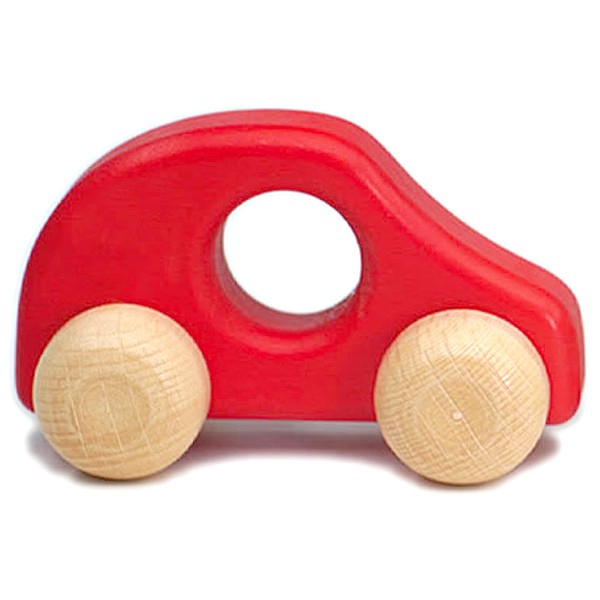 Konrad Keller ケラー社 ミニPKW (白木/赤) ～ドイツのおもちゃメーカー・ケラー社のシンプルで美しい木の車です。赤ちゃんの手遊びのおの通販はau  PAY マーケット - 木のおもちゃ ユーロバス