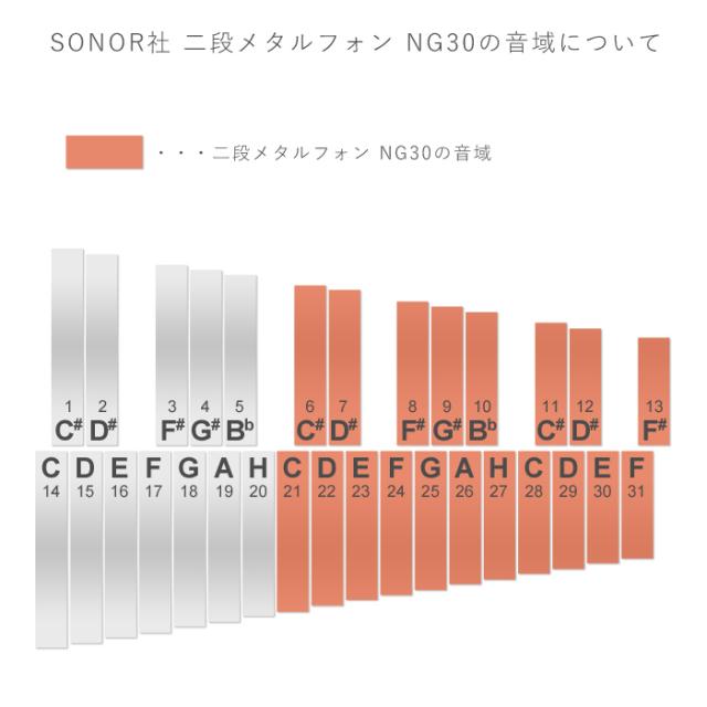 SONOR ゾノア社 二段メタルフォン NG30 〜ドイツ有数の打楽器メーカーSONOR（ゾノア社）の幼児楽_1