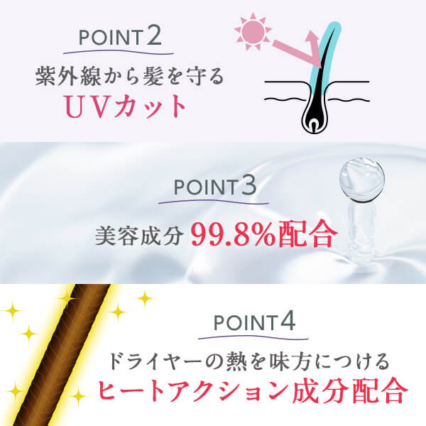 【公式】ビオルチア｜【全額返金保証】送料無料 シャンプー トリートメント ヘアオイル 3点 セット アミノ酸シャンプー スカルプケア 洗い流さないトリートメント UVカット ノンシリコン ボタニカル オーガニック 女性用 弱酸性 頭皮ケア ヘアケア うねり_9
