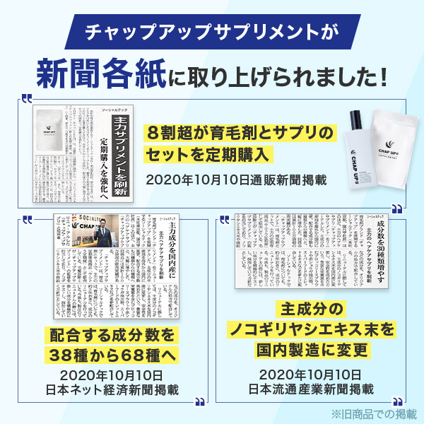 【公式】チャップアップ｜【全額返金保証】送料無料 サプリメント 120粒 × 3袋 ノコギリヤシ サプリ 亜鉛 葉酸 頭皮ケア ヘアケア 髪の毛 ボリュームアップ 髪 男性 メンズ 女性用 レディース 男女兼用_4