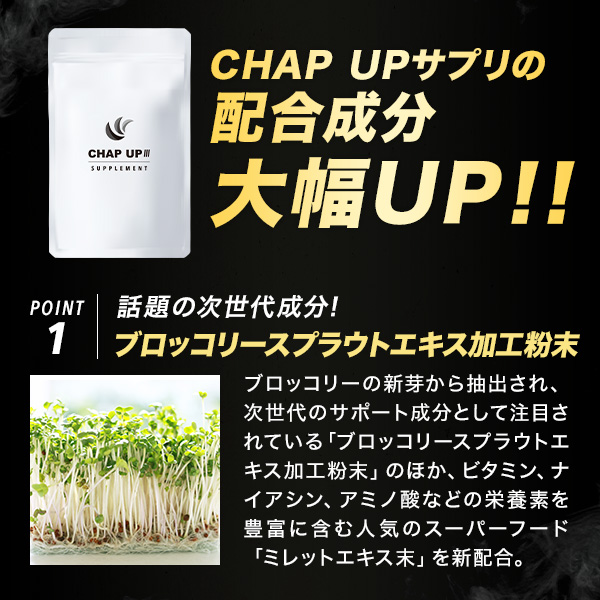 【公式】チャップアップ｜【全額返金保証】送料無料 サプリメント 120粒 × 3袋 ノコギリヤシ サプリ 亜鉛 葉酸 頭皮ケア ヘアケア 髪の毛 ボリュームアップ 髪 男性 メンズ 女性用 レディース 男女兼用_2