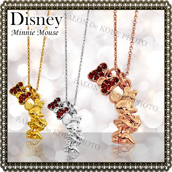 ディズニー ネックレス レディース ミニー スワロフスキー 大人ディズニー リボン アクセサリー 24金仕上げ 24kの通販はau Pay マーケット Salon De Kobe