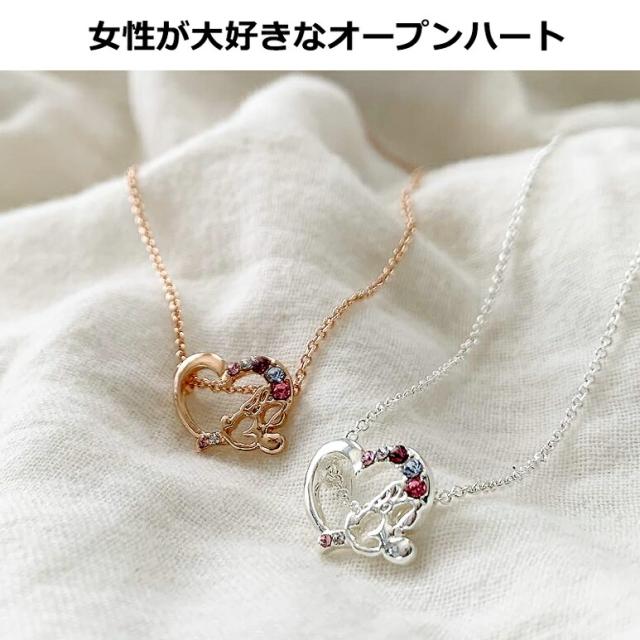 可愛い❤️スワロフスキーピンクテディベアネックレス