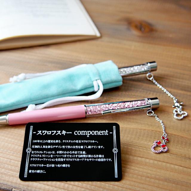 スワロフスキー ボールペン キャラクター ディズニー グッズ ギフト プレゼント 可愛い 替芯 名入れ 不可 かわいい 書きやすい 18金仕上の通販はau Pay マーケット Salon De Kobe