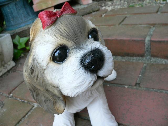 犬の置物 シーズ おまけ付 いぬ イヌ 動物 29h ガーデン ガーデニング 置物 陶器 オブジェ オーナメント インテリアの通販はau Pay マーケット わくわくガーデン