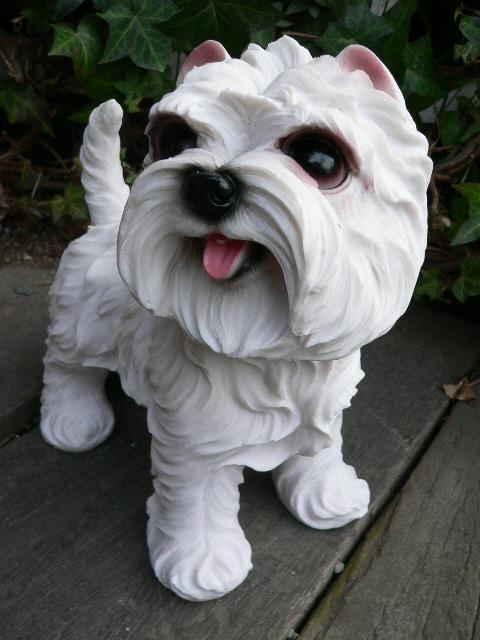 犬の置物 ホワイトテリア おまけ付 いぬ イヌ 動物 696h ガーデン オーナメント ガーデニング 庭 オブジェ 陶器 リアルの通販はau Pay マーケット わくわくガーデン