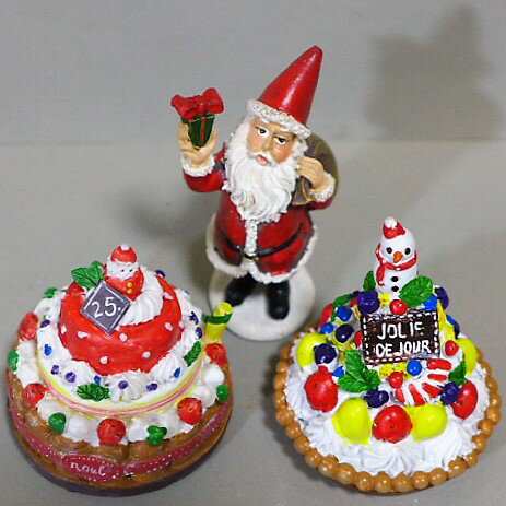 クリスマス ケーキの３品セット ８ｘｍ１０ｂ クリスマス スノーマン Xマス オーナメント サンタクロース 置物 雑貨 ツリー の通販はau Pay マーケット わくわくガーデン