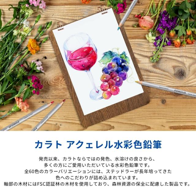 ステッドラー カラト アクェレル 水彩色鉛筆 クリエイティブボックス