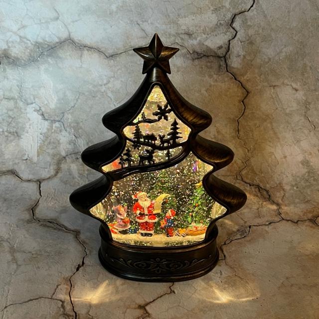 南貿易 スノーイングライトツリー ミュージック付 ST40417 クリスマス ライト ランタン スノードーム オルゴール 光る オブジェ おしゃれ クリスマスツリー 子供 大人 ギフト プレゼント_4