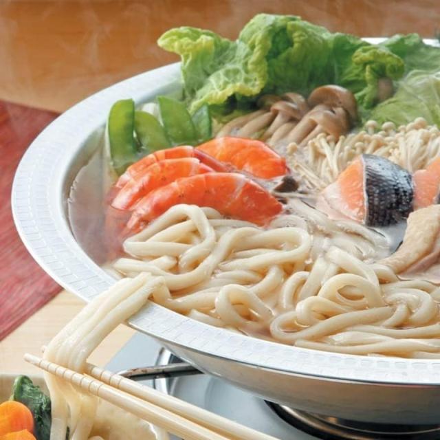谷口金属 うどんすき鍋 ガス火専用 33cm 鍋 アルミ うどんすき