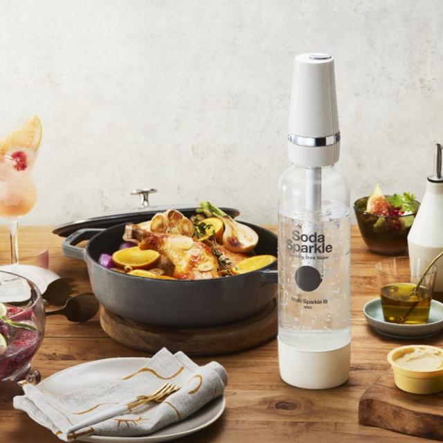 ソーダスパークル マルチスパークル3 （家庭用炭酸水メーカー） ピンク MS3-PK ソーダスパークル マルチスパークル3 炭酸水メーカー MS3 ジュース対応