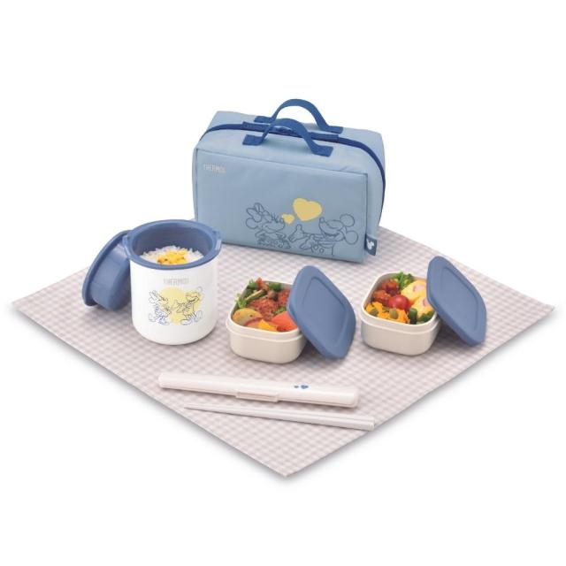 サーモス 保温弁当箱 DBQ-256DS BLY 保温 ディズニー ランチ