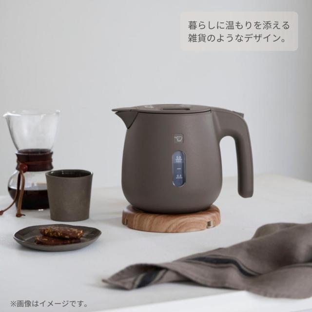 象印 電気ケトル 0.8L 安心設計 お手入れ簡単 熱くなりにくい 倒れてもこぼれにくい 抗菌加工 コンパクト CK-SA08