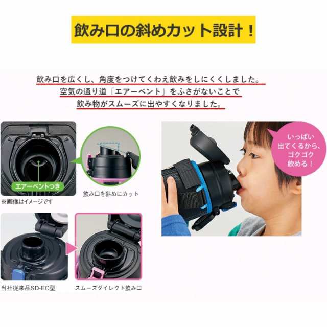 象印 水筒 子供 スポーツドリンクok おしゃれ 0ml 保冷 保温 2way コップ付き カバー付き ステンレスボトル Sp Jb08 Gz スターミントの通販はau Pay マーケット 彩り空間au Pay マーケット店