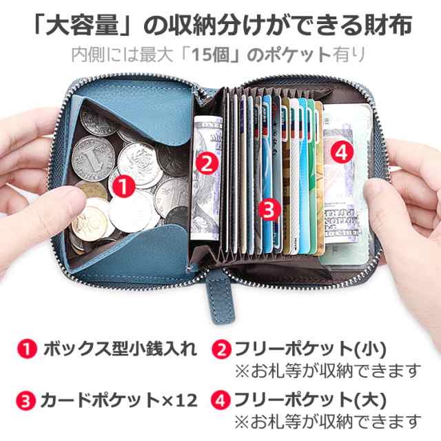 財布 レディース メンズ 二つ折り 本革 二つ折 ミニ財布 かわいい