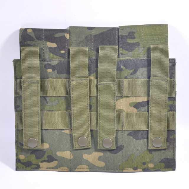 Broptical ミリタリー 3連ポーチ MOLLE M4 M16 AK G36 SCAR-L