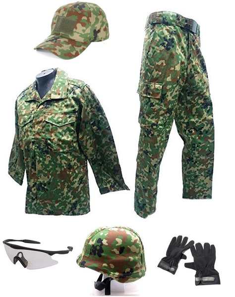 Broptical 一式セット ベルト付 BDU 自衛隊 戦闘服 迷彩服 上下 シューティンググラス ヘルメット グローブ セット S/M/L/XL  自衛隊タイプ サバゲー 装備 コスプレの通販はau PAY マーケット - サバゲー仲間！ @WOWMA支店 | au PAY マーケット－通販サイト