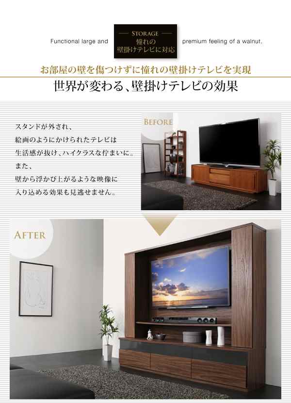 テレビ台 ハイタイプ 壁掛け機能付きハイタイプtvボード デューイ テレビ おしゃれ 送料無料の通販はau Pay マーケット アスプラ