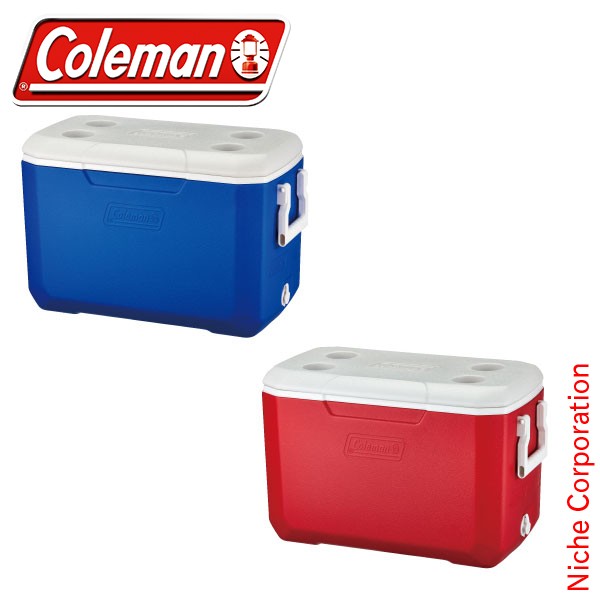 コールマン ポリライト48qt ブルー レッド Coleman アウトドア クーラーボックス キャンプ ハードクーラー バーベキュの通販はau Pay マーケット ニッチ エクスプレス