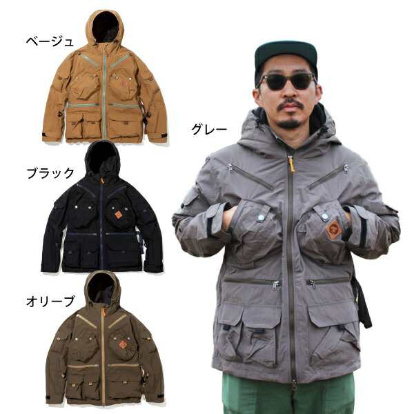 ジーアールエヌ ( grn outdoor ) TEBURA MOUNTAIN PARKA21 [ GO9205Q ] 手ぶらマウンテンパーカー 21  アウトドア ジャケット キャンプ ウ｜au PAY マーケット