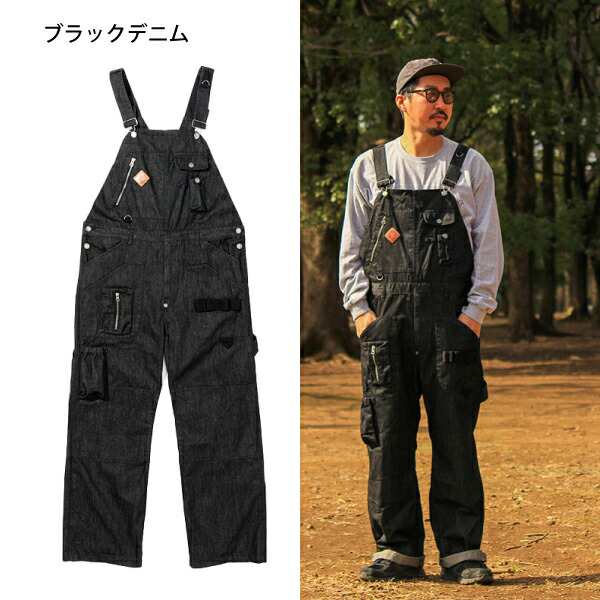 grn outdoor(ジーアールエヌ アウトドア) HIASOBI BIG BEN OVERALL (INDIGO) M - 5