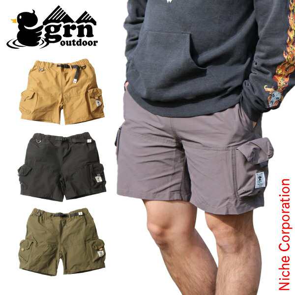 ジーアールエヌ ( grn outdoor ) TEBURA ショーツ [ GO0329QZ ] アウトドア ショーツ キャンプ ショートパンツ パンツ 短パン 半パン ウ