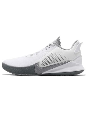 バスケットシューズ バッシュ ナイキ Nike Kobe Mamba Fury White/Wolf Gray