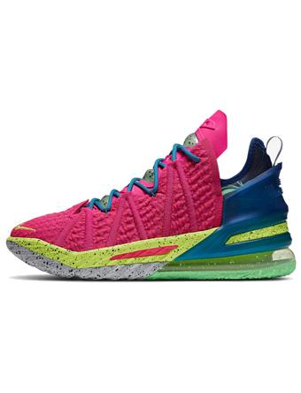 バスケットシューズ バッシュ   ナイキ Nike Lebron 18  Los Angeles By Night Pink/