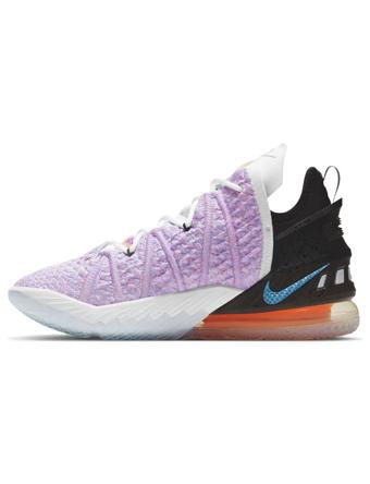 バスケットシューズ バッシュ   ナイキ Nike Lebron 18  Multi/White