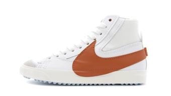 バスケットシューズ バッシュ スニーカー   ナイキ Nike Blazer Mid '77 JUMBO Wht/Coconu