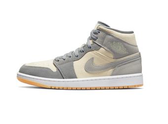 バスケットシューズ バッシュ スニーカー   ジョーダン Jordan Air Jordan 1 Mid SE  Cream