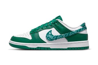 シューズ スニーカー ペイズリー ナイキ Nike Wmns Dunk Low　ESS Grn Paisely W Wht/