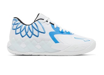 バスケットシューズ バッシュ ラメロボール プーマ Puma MB.01 Team Lo White/Blue バスケットボール