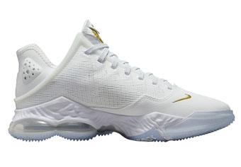 バスケットシューズ バッシュ  タイタン  ナイキ Nike Lebron 19 Low xTitan White/Gold