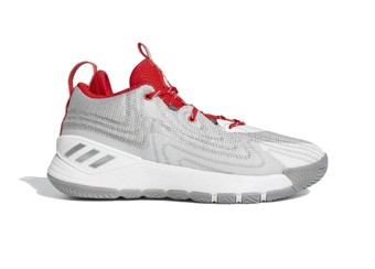バスケットシューズ バッシュ   アデイダス Adidas D Rose  Son of Chi II Silver/Red の通販は