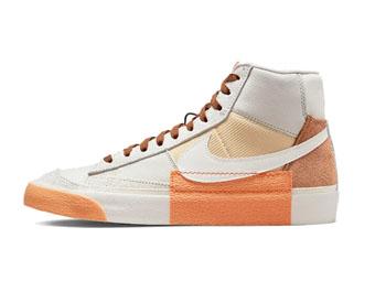 バスケットシューズ バッシュ スニーカー   ナイキ Nike Blazer Mid Pro Club Light Bone/