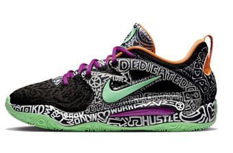 バスケットシューズ バッシュ   ナイキ Nike KD 15 Brooklyn Court Graffiti Multi
