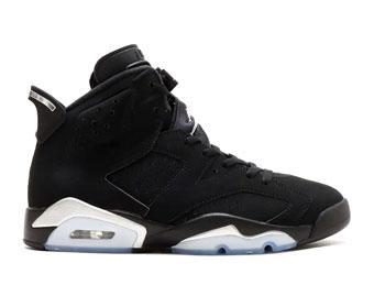 バスケットシューズ バッシュ スニーカー   ジョーダン Jordan Air Jordan 6 Retro Black/Si